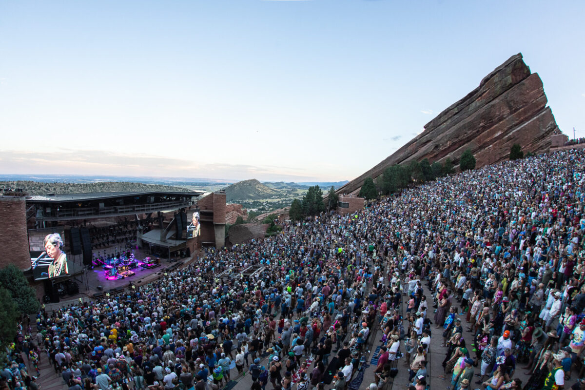 The String Cheese Incident, July 19, 2025, Red Rocks Amphitheatre, Morrison, CO. Photo by Mitch Kline.
