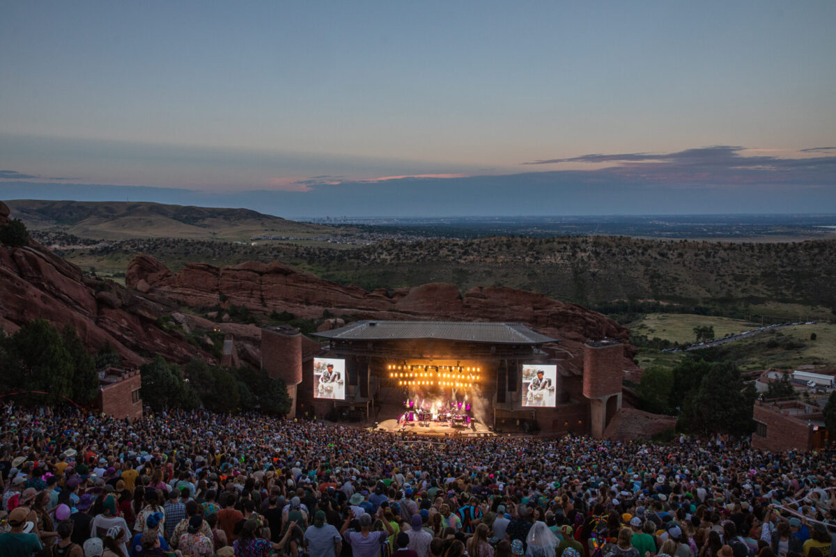 The String Cheese Incident, July 19, 2025, Red Rocks Amphitheatre, Morrison, CO. Photo by Mitch Kline.