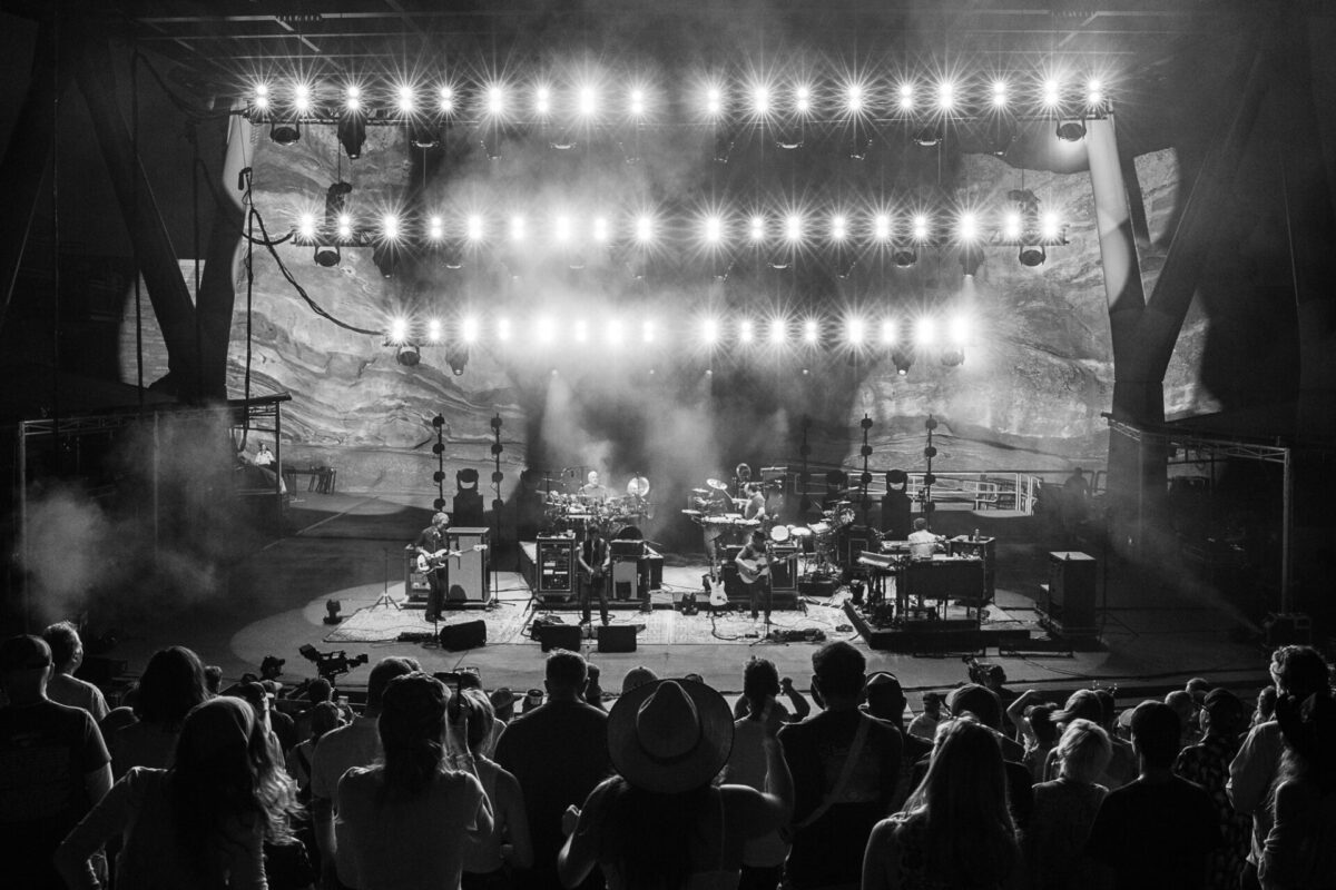The String Cheese Incident, July 19, 2025, Red Rocks Amphitheatre, Morrison, CO. Photo by Mitch Kline.