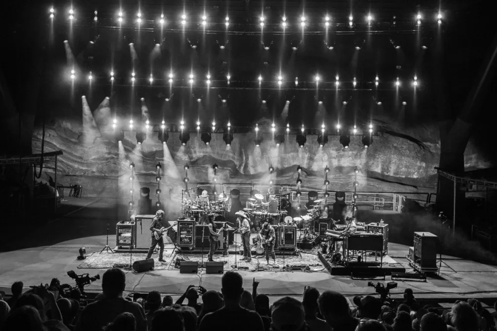 The String Cheese Incident, July 19, 2025, Red Rocks Amphitheatre, Morrison, CO. Photo by Mitch Kline.