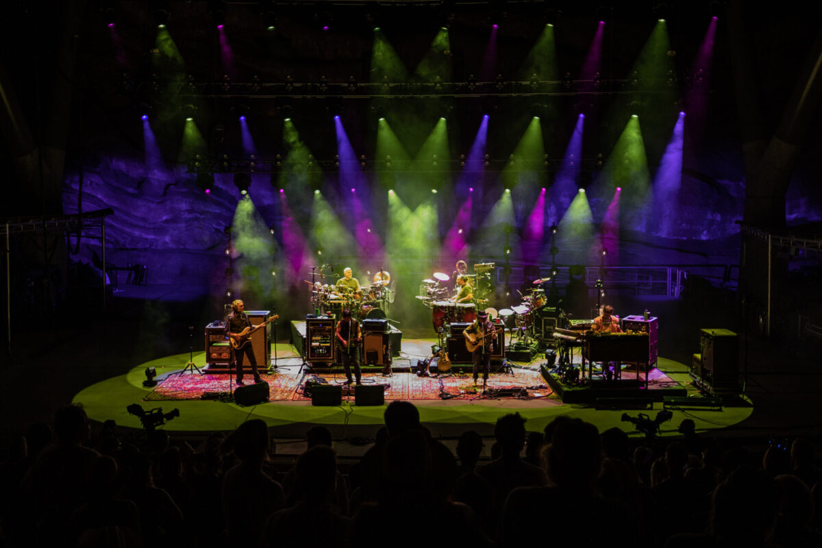 The String Cheese Incident, July 19, 2025, Red Rocks Amphitheatre, Morrison, CO. Photo by Mitch Kline.