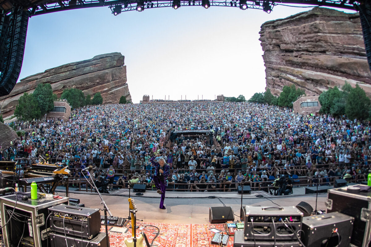 The String Cheese Incident, July 19, 2025, Red Rocks Amphitheatre, Morrison, CO. Photo by Mitch Kline.