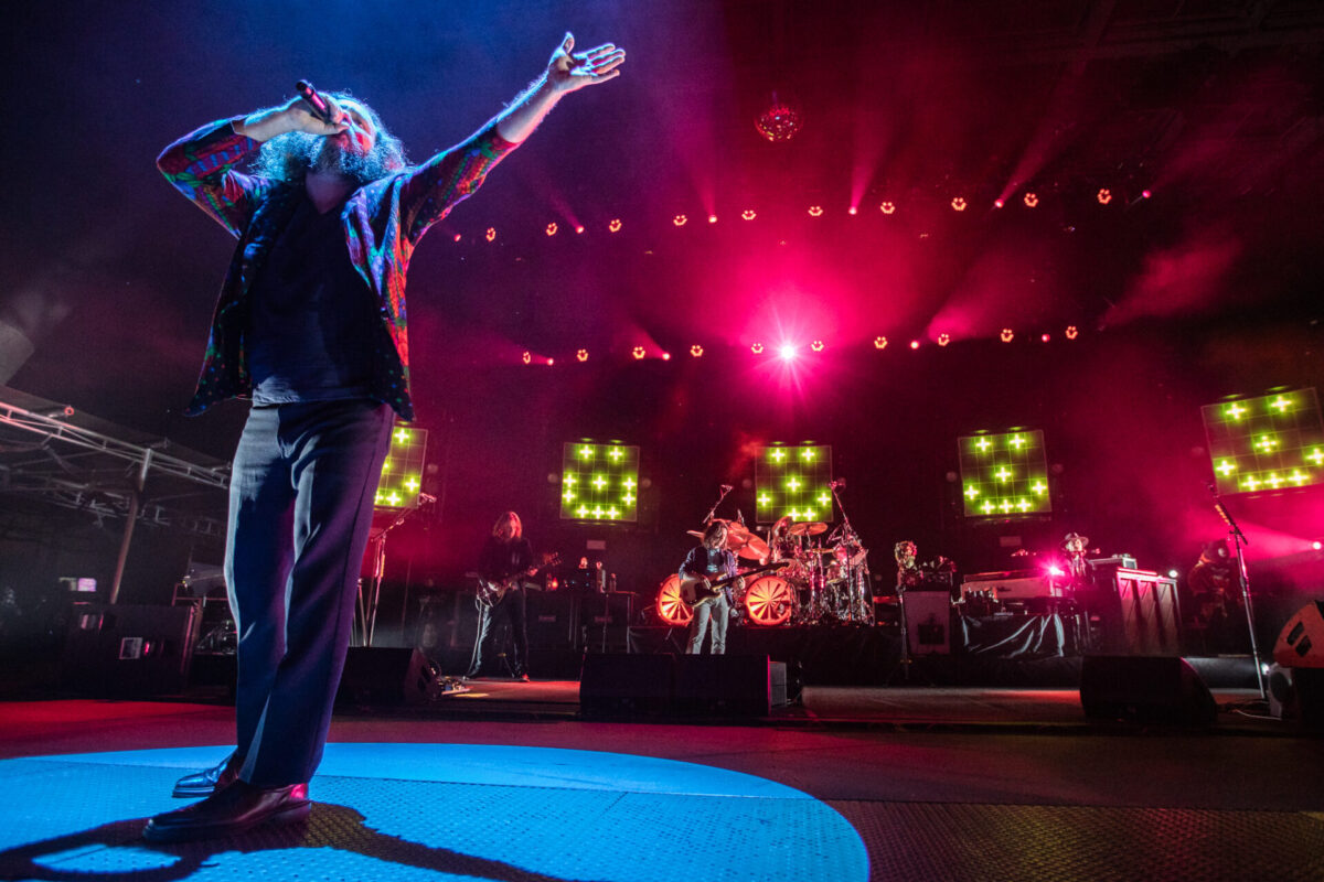 My Morning Jacket, Aug 15, 2025, Red Rocks Amphitheatre, Morrison, CO. Photo by Mitch Kline.