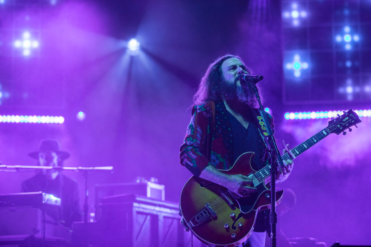 Jim James, My Morning Jacket, Aug 15, 2025, Red Rocks Amphitheatre, Morrison, CO. Photo by Mitch Kline.