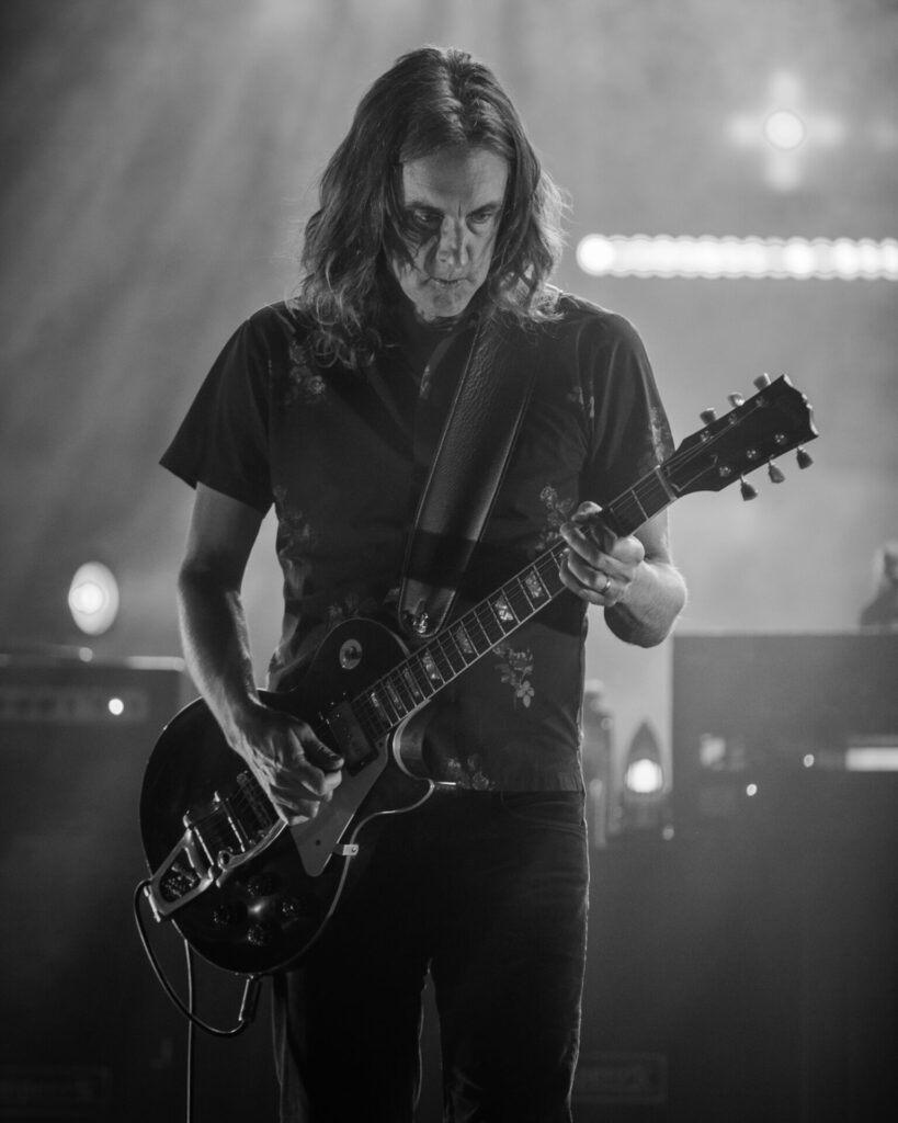 Carl Broemel, My Morning Jacket, Aug 15, 2025, Red Rocks Amphitheatre, Morrison, CO. Photo by Mitch Kline.