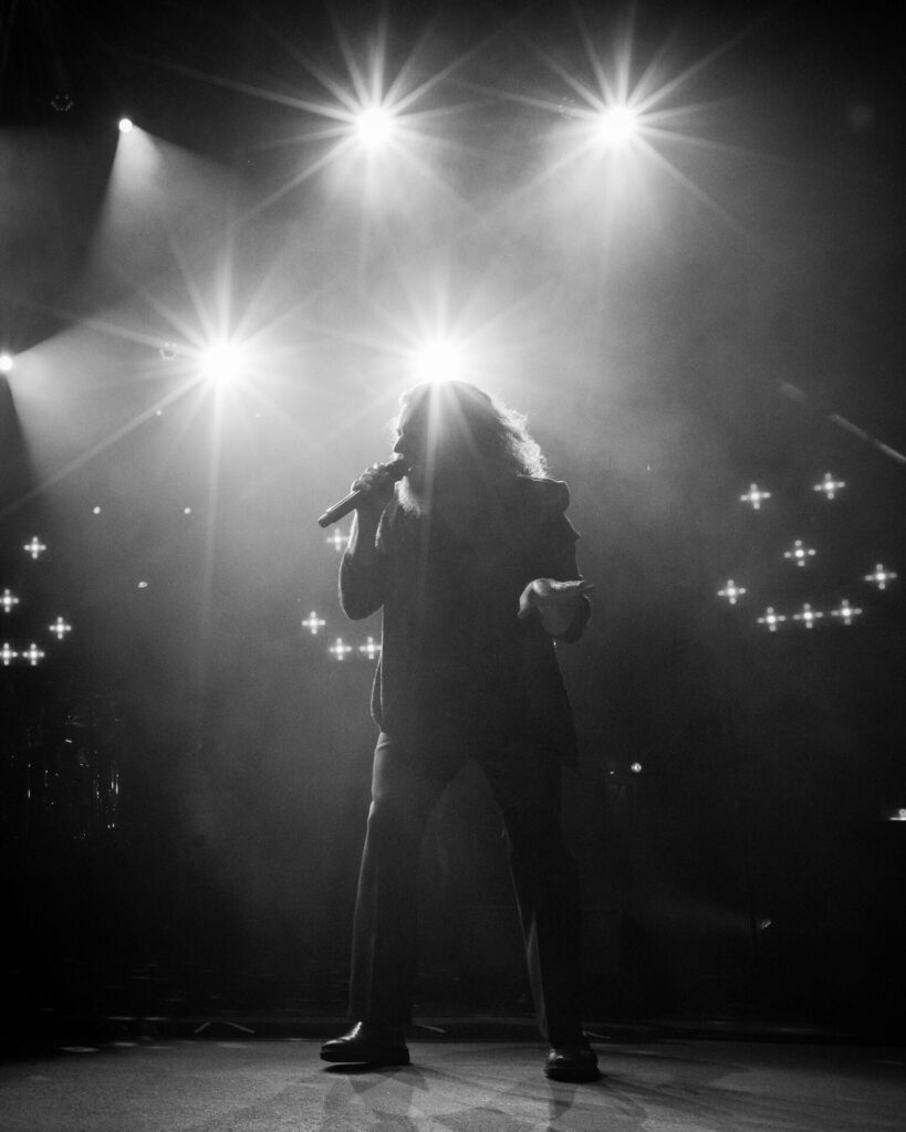My Morning Jacket, Aug 15, 2025, Red Rocks Amphitheatre, Morrison, CO. Photo by Mitch Kline.