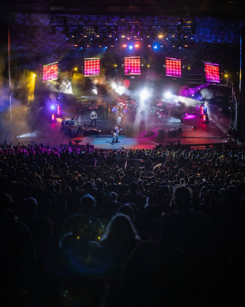 My Morning Jacket, Aug 15, 2025, Red Rocks Amphitheatre, Morrison, CO. Photo by Mitch Kline.