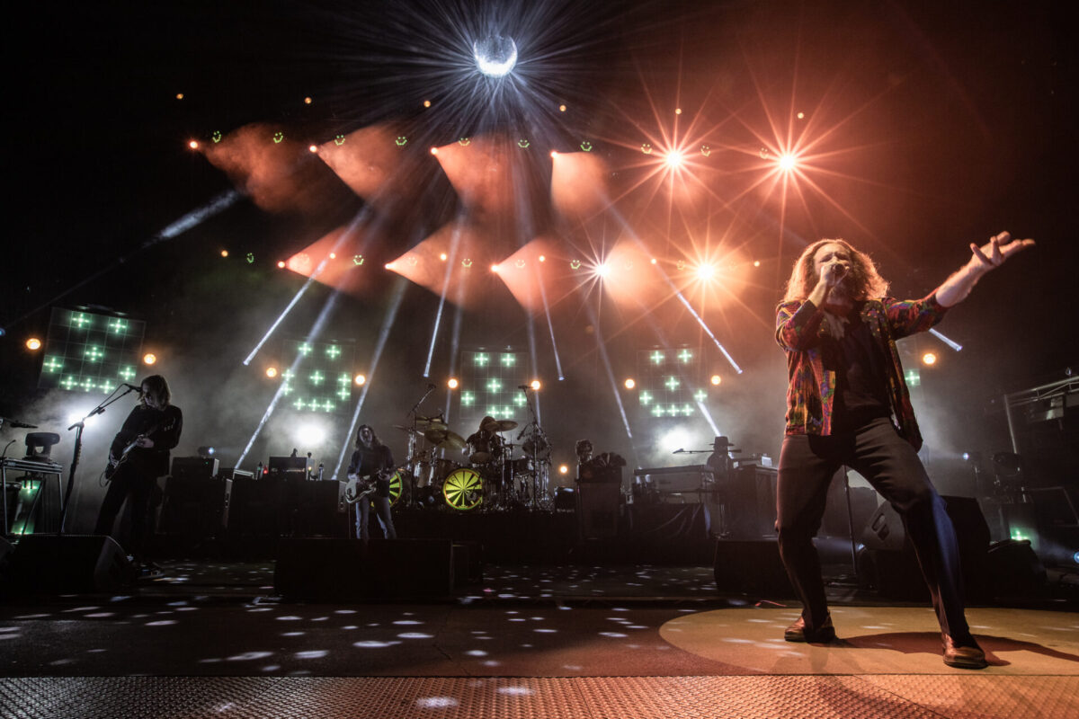 My Morning Jacket, Aug 15, 2025, Red Rocks Amphitheatre, Morrison, CO. Photo by Mitch Kline.