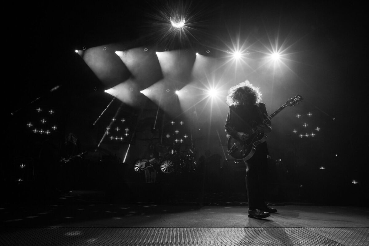My Morning Jacket, Aug 15, 2025, Red Rocks Amphitheatre, Morrison, CO. Photo by Mitch Kline.