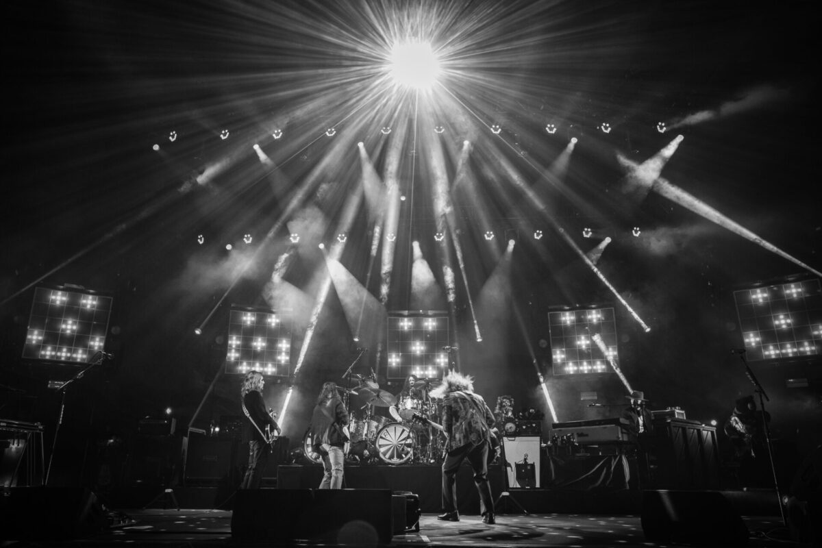My Morning Jacket, Aug 15, 2025, Red Rocks Amphitheatre, Morrison, CO. Photo by Mitch Kline.