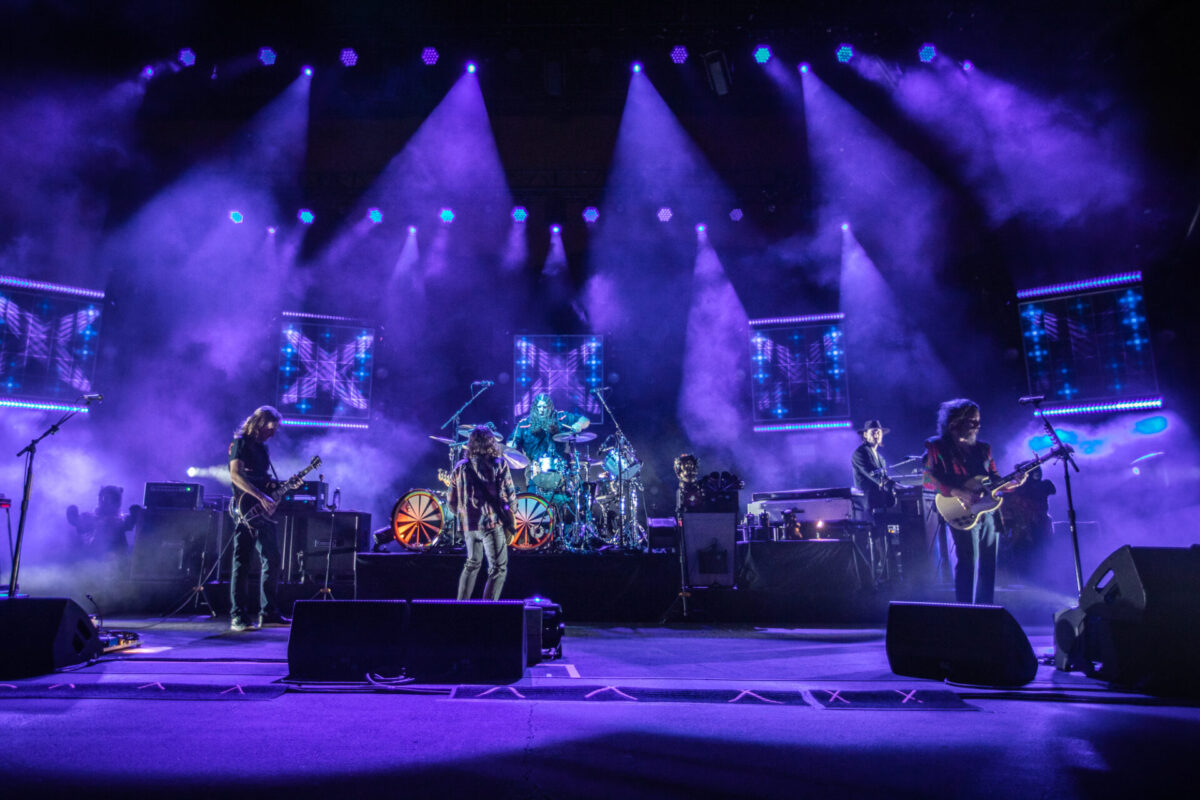 My Morning Jacket, Aug 16, 2025, Red Rocks Amphitheatre, Morrison, CO. Photo by Mitch Kline.
