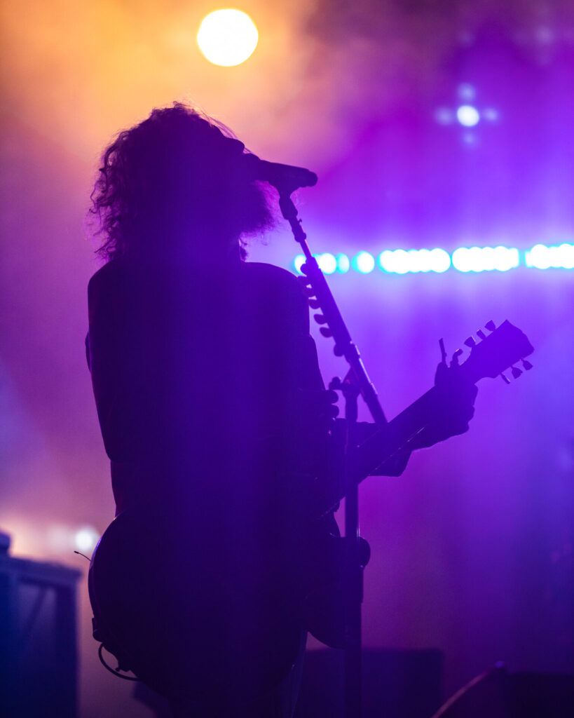 Jim James, My Morning Jacket, Aug 16, 2025, Red Rocks Amphitheatre, Morrison, CO. Photo by Mitch Kline.