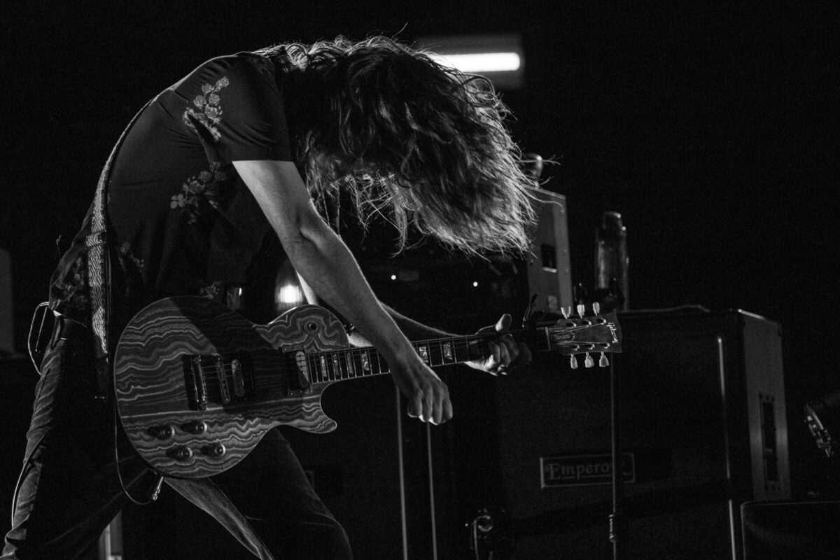 Carl Broemel, My Morning Jacket, Aug 16, 2025, Red Rocks Amphitheatre, Morrison, CO. Photo by Mitch Kline.