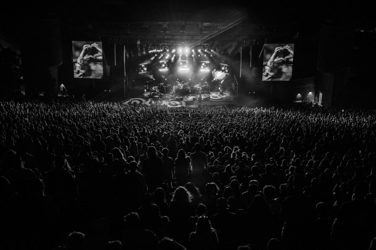 My Morning Jacket, Aug 16, 2025, Red Rocks Amphitheatre, Morrison, CO. Photo by Mitch Kline.