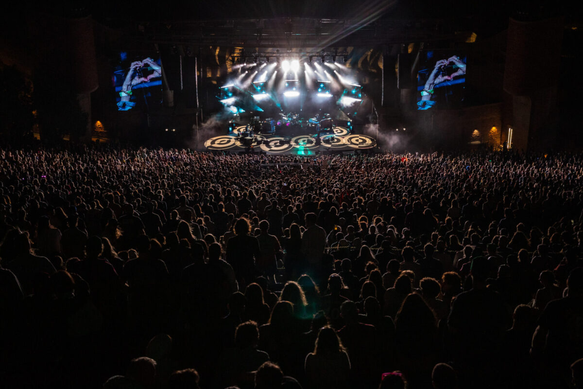 My Morning Jacket, Aug 16, 2025, Red Rocks Amphitheatre, Morrison, CO. Photo by Mitch Kline.