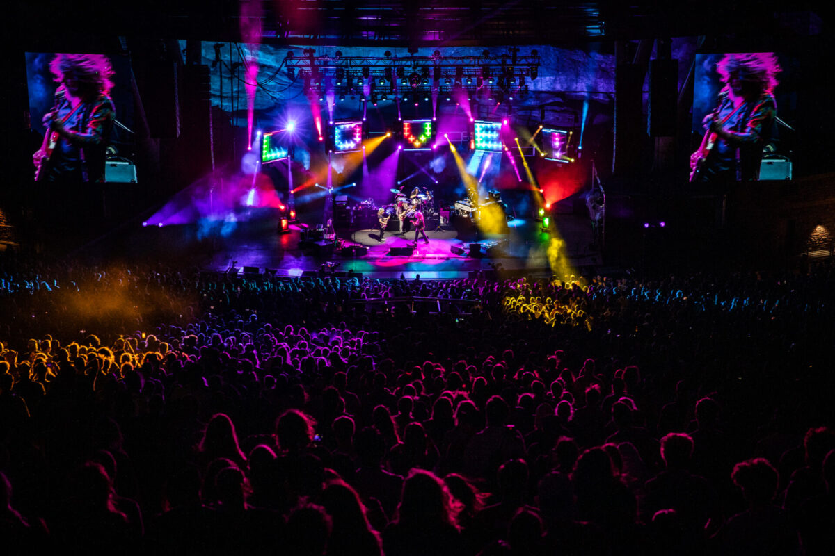 My Morning Jacket, Aug 16, 2025, Red Rocks Amphitheatre, Morrison, CO. Photo by Mitch Kline.