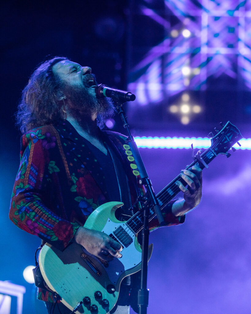 Jim James, My Morning Jacket, Aug 16, 2025, Red Rocks Amphitheatre, Morrison, CO. Photo by Mitch Kline.