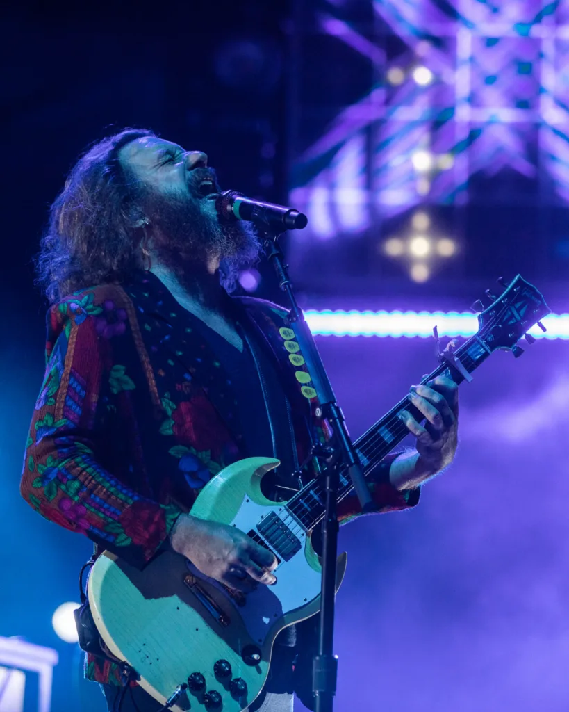Jim James, My Morning Jacket, Aug 16, 2025, Red Rocks Amphitheatre, Morrison, CO. Photo by Mitch Kline.
