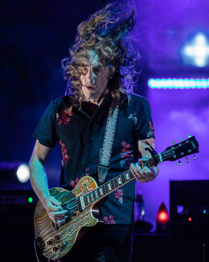 Carl Broemel, My Morning Jacket, Aug 16, 2025, Red Rocks Amphitheatre, Morrison, CO. Photo by Mitch Kline.
