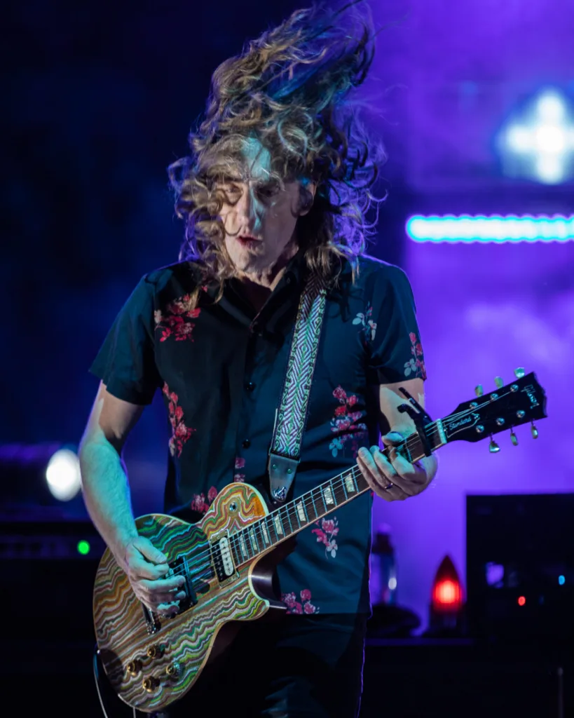 Carl Broemel, My Morning Jacket, Aug 16, 2025, Red Rocks Amphitheatre, Morrison, CO. Photo by Mitch Kline.
