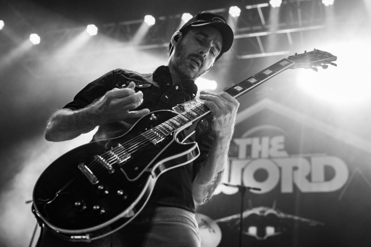 JD Cronise, The Sword, Aug 19, 2025, Gothic Theatre, Englewood, CO. Photo by Mitch Kline.