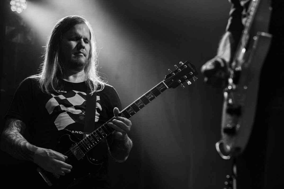 Kyle Shutt, The Sword, Aug 19, 2025, Gothic Theatre, Englewood, CO. Photo by Mitch Kline.