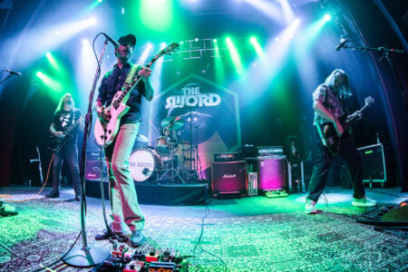 The Sword, Aug 19, 2025, Gothic Theatre, Englewood, CO. Photo by Mitch Kline.
