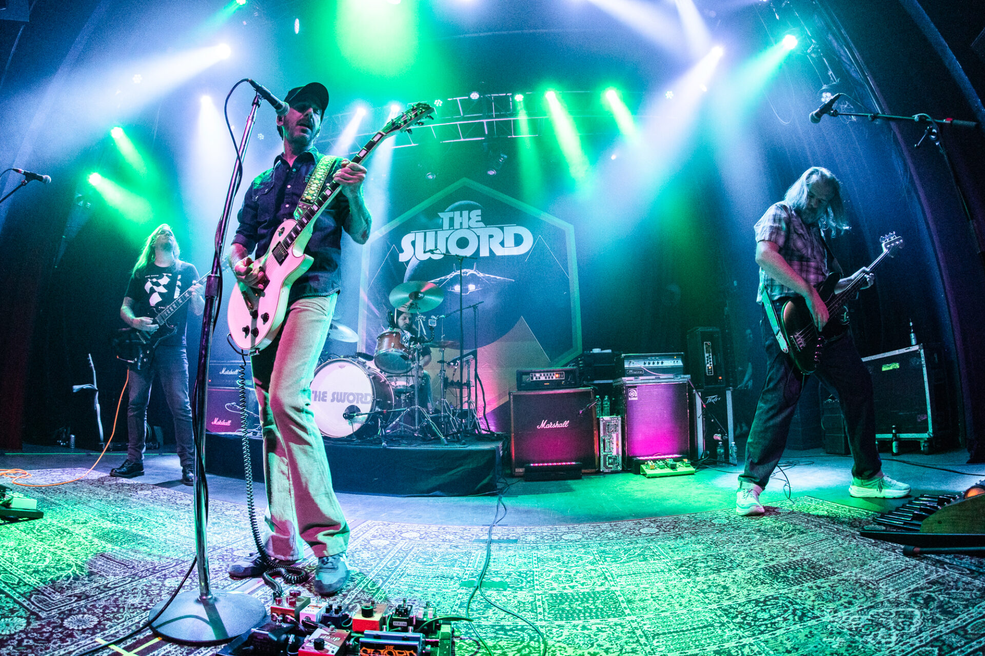 The Sword, Aug 19, 2025, Gothic Theatre, Englewood, CO. Photo by Mitch Kline.