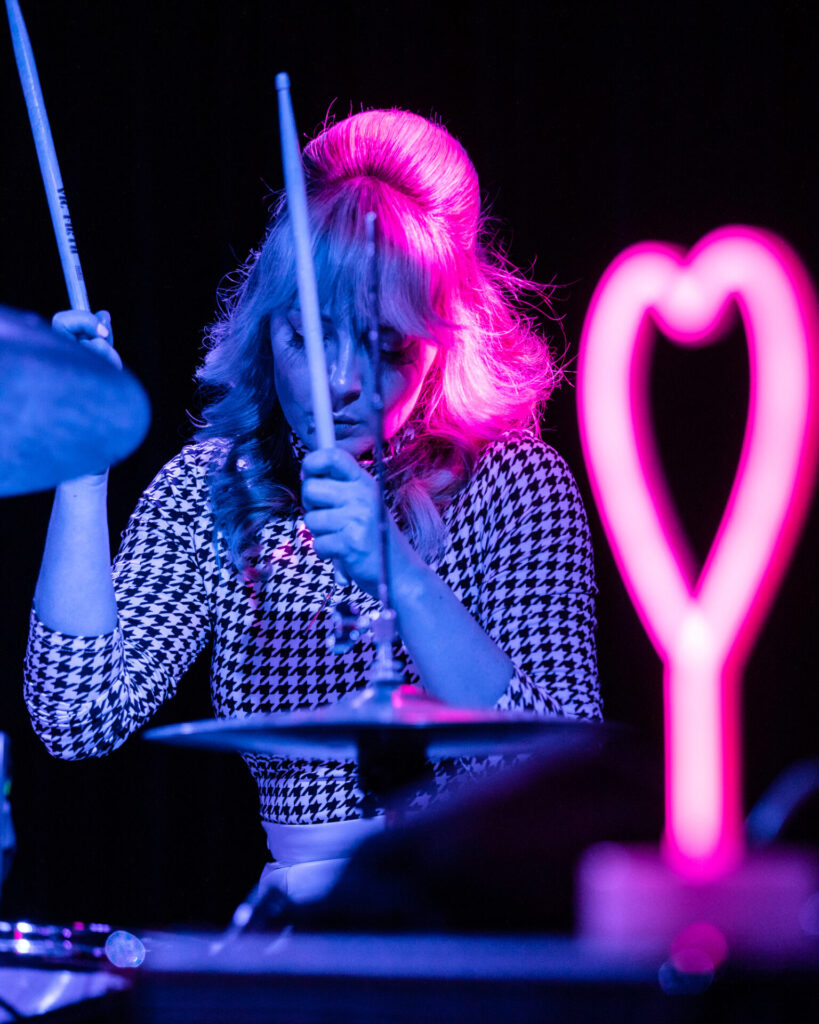 Annie Lillis, The Surfrajettes, Nov 24, 2025, The Black Sheep, Colorado Springs, CO. Photo by Mitch Kline.