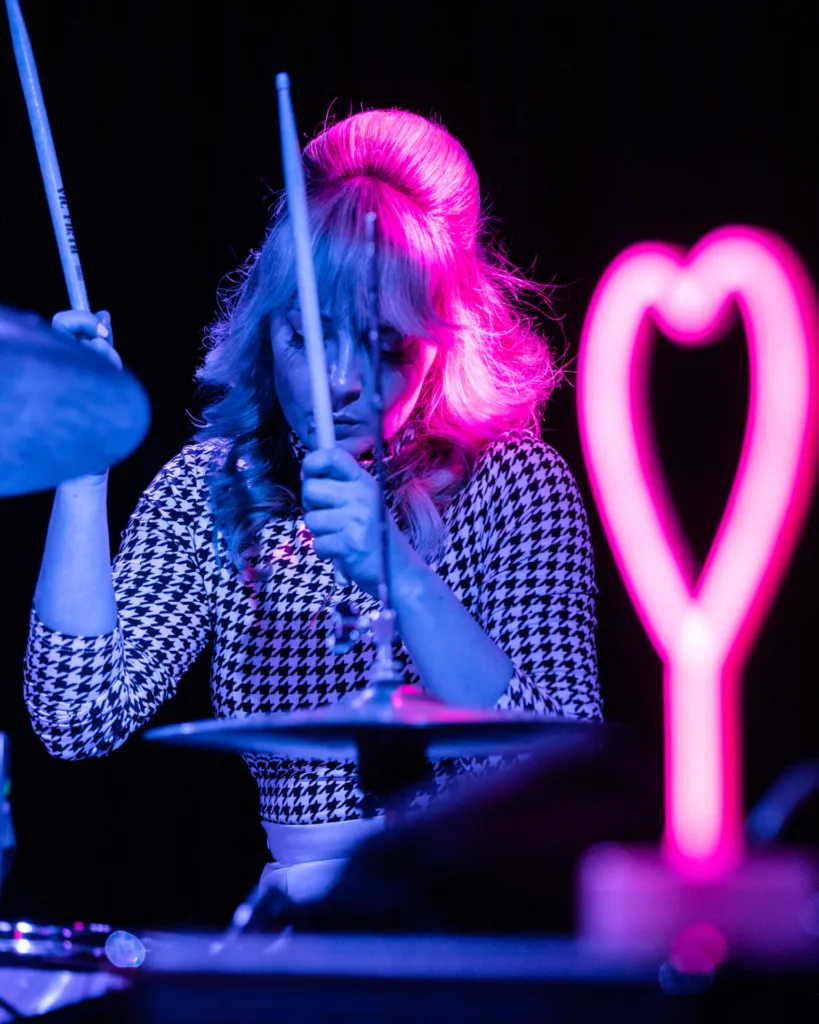 Annie Lillis, The Surfrajettes, Nov 24, 2025, The Black Sheep, Colorado Springs, CO. Photo by Mitch Kline.