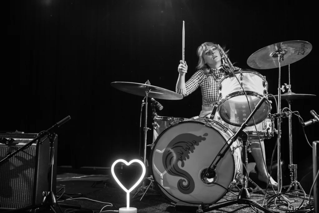 Annie Lillis, The Surfrajettes, Nov 24, 2025, The Black Sheep, Colorado Springs, CO. Photo by Mitch Kline.