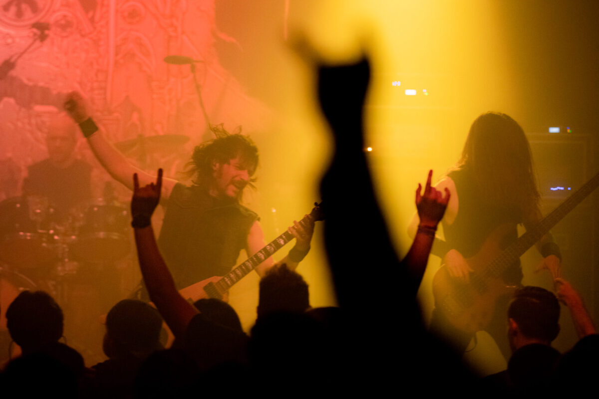 Phil Pendergast, Khemmis, Dec 20, 2025, Gothic Theatre, Englewood, CO. Photo by Mitch Kline.
