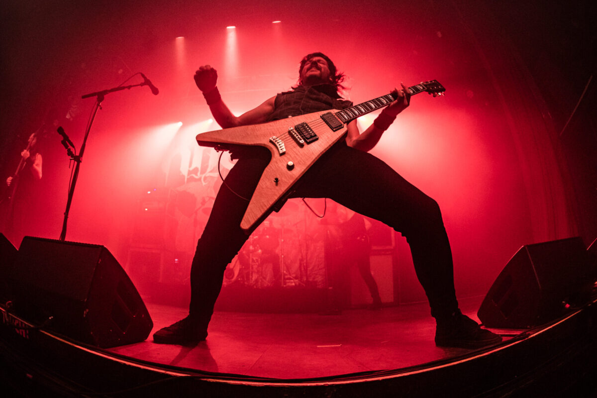 Phil Pendergast, Khemmis, Dec 20, 2025, Gothic Theatre, Englewood, CO. Photo by Mitch Kline.
