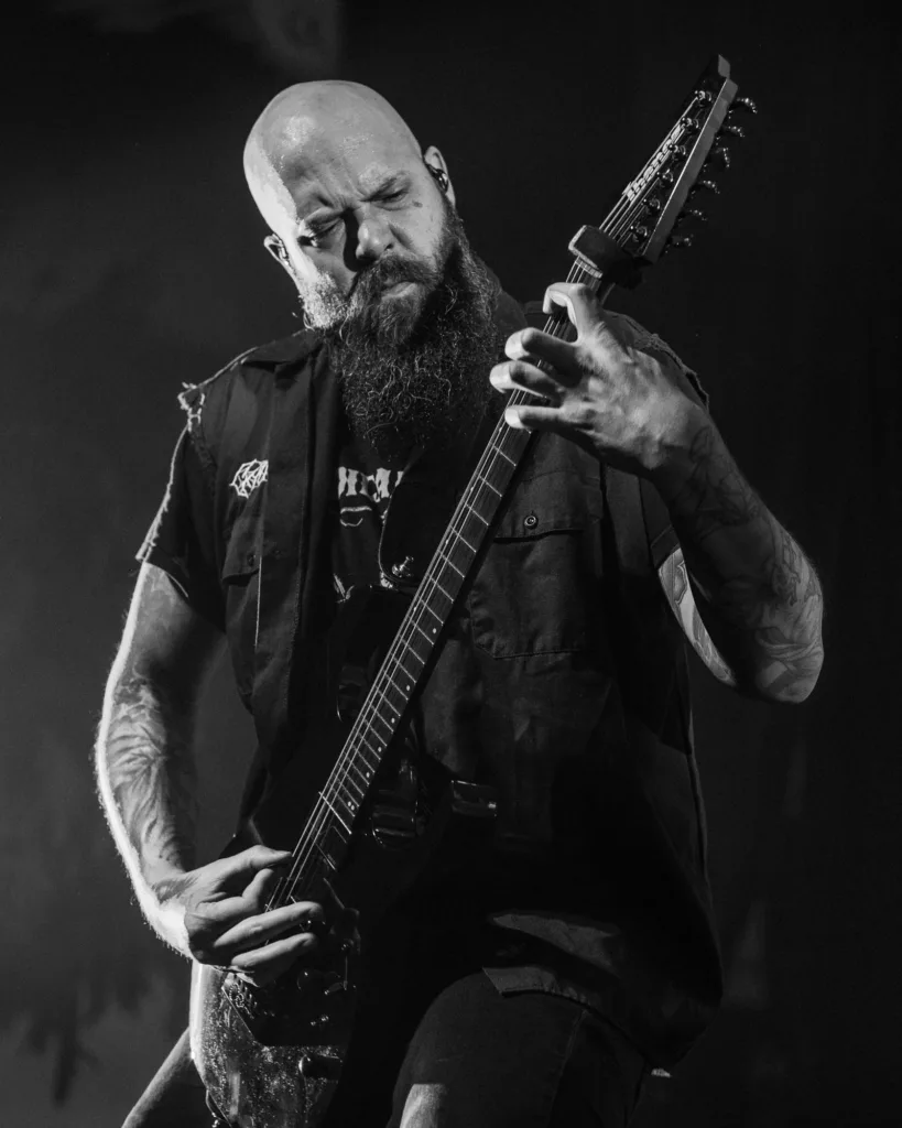 Christian Donaldson, Cryptopsy, May 20, 2026, Oriental Theater, Denver, CO. Photo by Mitch Kline.