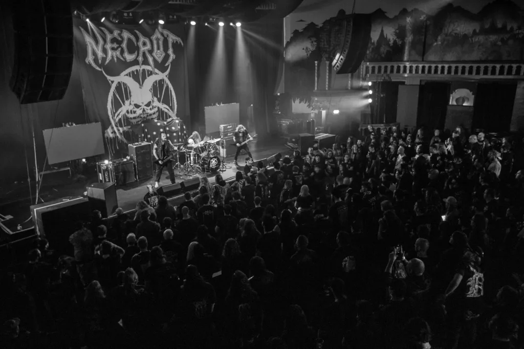 Necrot, May 20, 2026, Oriental Theater, Denver, CO. Photo by Mitch Kline.