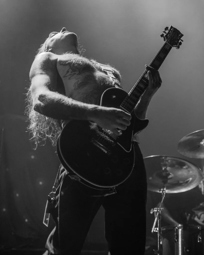 Nate Garrett, Spirit Adrift, May 20, 2026, Oriental Theater, Denver, CO. Photo by Mitch Kline.