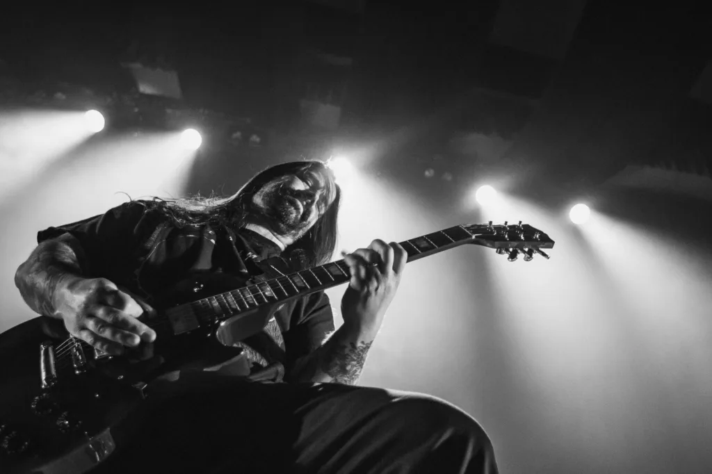 Nate Garrett, Spirit Adrift, May 20, 2026, Oriental Theater, Denver, CO. Photo by Mitch Kline.