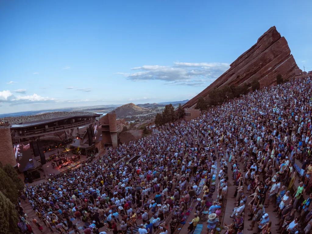 The String Cheese Incident, July 17, 2026, Red Rocks Amphitheatre, Morrison, CO. Photo by Mitch Kline.