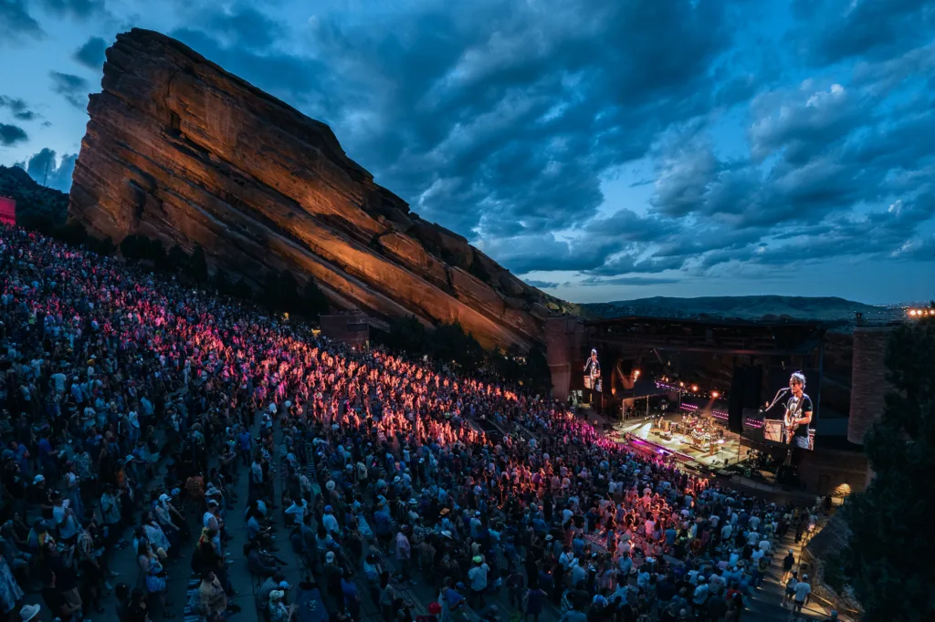 The String Cheese Incident, July 17, 2026, Red Rocks Amphitheatre, Morrison, CO. Photo by Mitch Kline.