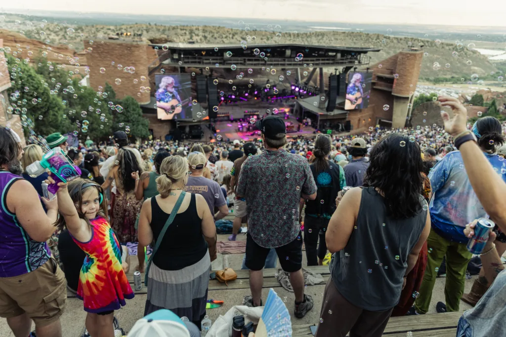 The String Cheese Incident, July 17, 2026, Red Rocks Amphitheatre, Morrison, CO. Photo by Mitch Kline.