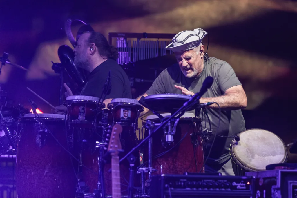 Michael Travis, The String Cheese Incident, July 17, 2026, Red Rocks Amphitheatre, Morrison, CO. Photo by Mitch Kline.